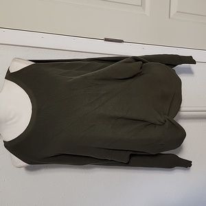 LONG SLEEVE COLD SHOULDER SWEATER